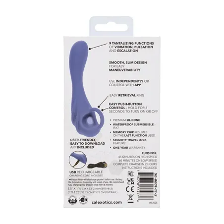 App-Controlled Silicone Probe with 9 Vibration Functions