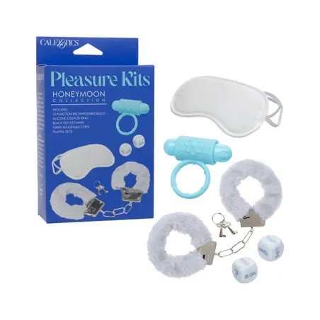 Honeymoon Couples Bondage Starter Kit with Cuffs and Bullet Vibrator