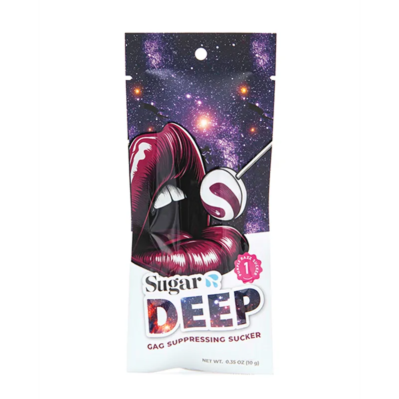 Deep Gag-Suppressing Oral Sucker in Purple Razz