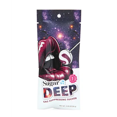 Deep Gag-Suppressing Oral Sucker in Purple Razz