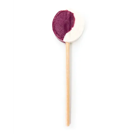 Sugar Splash Deep Gag-Suppressing Suckers with Magnesium Chloride, Purple Razz, Pack of 10