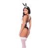 Bunny Costume Set with Halter Top, Suspender Panty and Ear Headband
