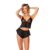 Lace Cup Camisole and Flutter Shorts Set