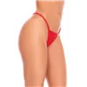 Sheer Mesh Babydoll with Embroidered Cups and Matching Thong