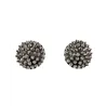 Round Spiked Reusable Pasties in PU Leather