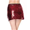 Metallic Wet Look Mini Skirt