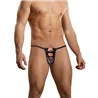 Dual Strap Pouch G-String with Cire Trim