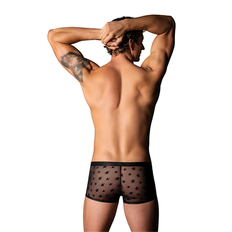 Love Star Mini Trunk Short with Metal Ring