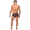 Stretch Mesh Micro Mini Short with Shaft Pouch