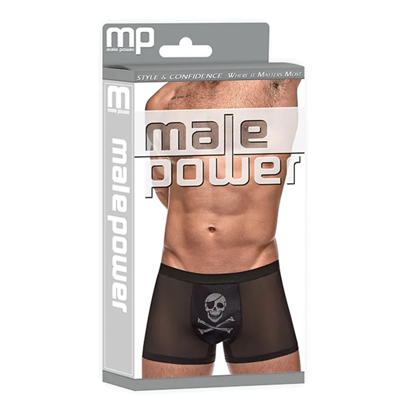 Micro Mesh Modal Skull Pouch Short