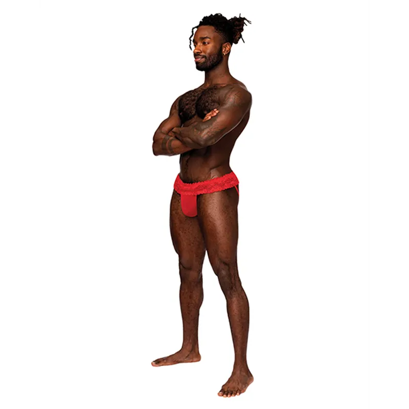 Lace Ruffle Skirt Jockstrap