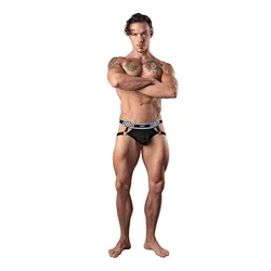 Open Weave Jockstrap with Metal Ring Detail