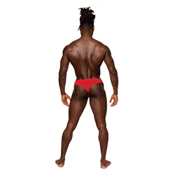 Lace Open Ring Thong with Crotchless Pouch