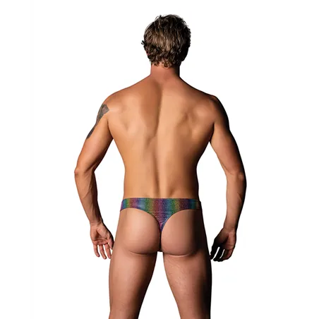Men's Thong with Condom Pouch