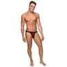 Stretch Mesh Micro Thong with Lips Print