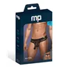 Stretch Mesh Thong with Shaft Pouch