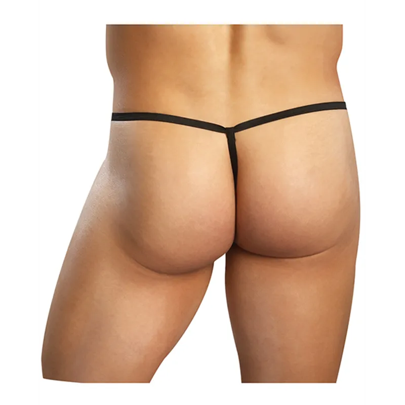 Nylon Spandex Pouch Thong