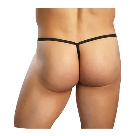 Nylon Spandex Pouch Thong