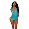 Lace and Mesh Underwire Teddy