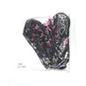 Black Mesh Butterfly Print Bustier with G-String