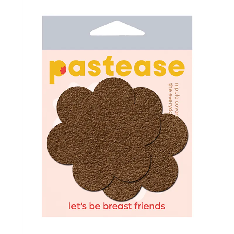 Daisy Flower Pasties in Brown