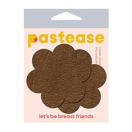 Daisy Flower Pasties in Brown
