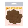 Daisy Flower Pasties in Brown
