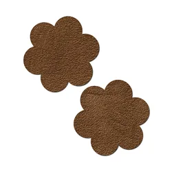Daisy Flower Pasties in Brown