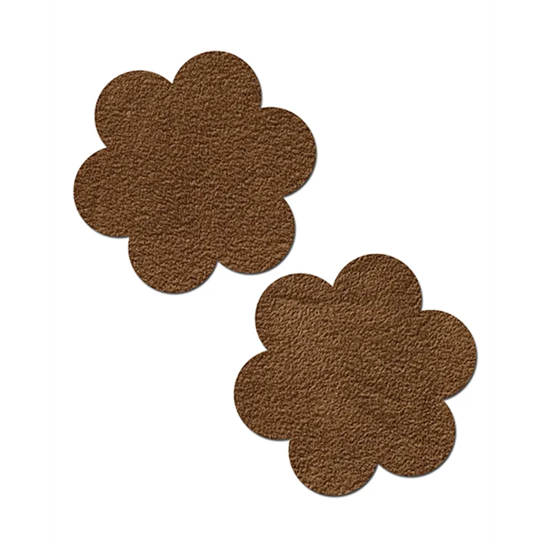 Daisy Flower Pasties in Brown