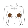 Daisy Flower Pasties in Brown
