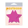 Star Nipple Pasties Black Light Reactive Neon Pink