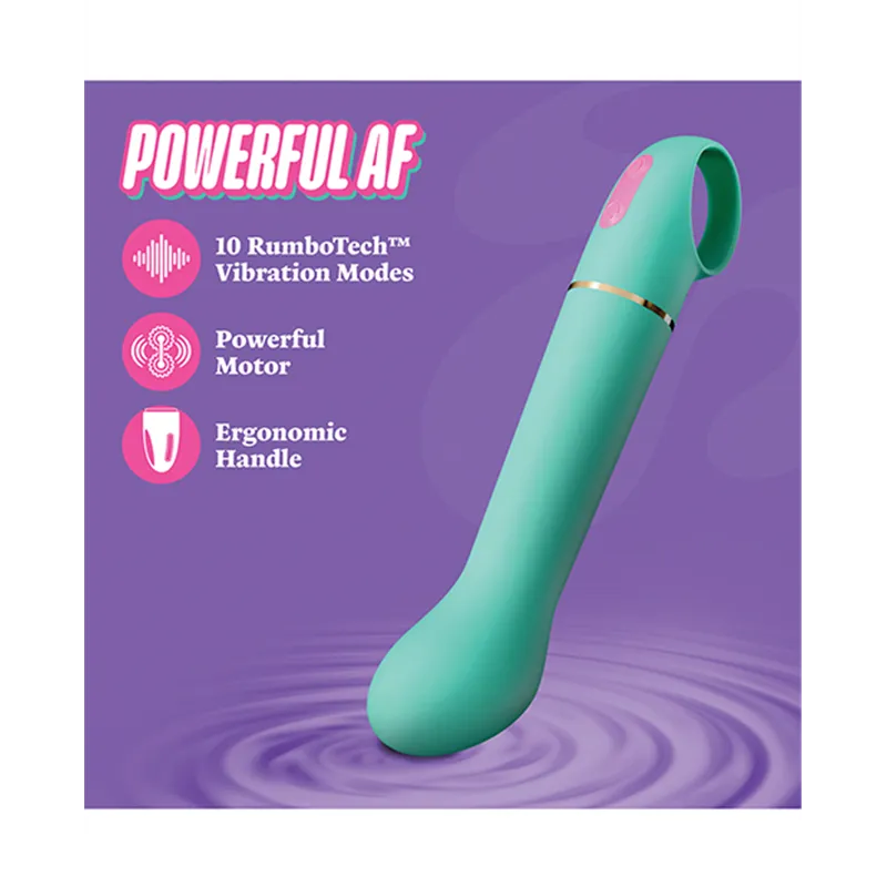 Aria Flirty AF Rechargeable G-Spot Vibrator with RumboTech