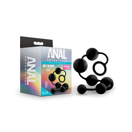 Platinum Silicone Anal Beads with Progressive Sizing