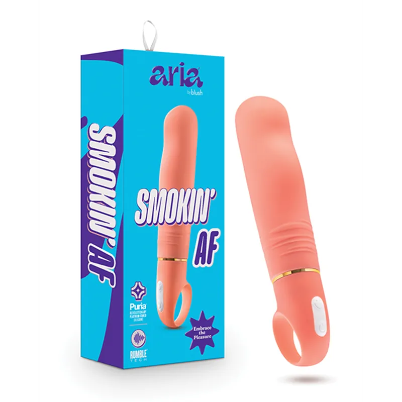 Aria Smokin' AF G-Spot Vibrator with RumbleTech Motor