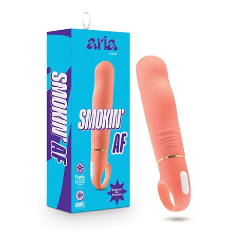 Aria Smokin' AF G-Spot Vibrator with RumbleTech Motor