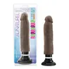 Magnum Vibrating Dong with Dual Density Sensa Feel 11 Inch in Chocolate