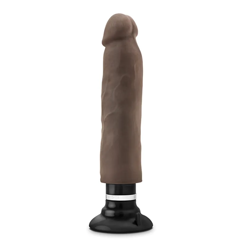 Magnum Vibrating Dong with Dual Density Sensa Feel 11 Inch in Chocolate