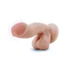 Dual Density Realistic Dildo with FlexiShaft in Beige 6.5 Inch