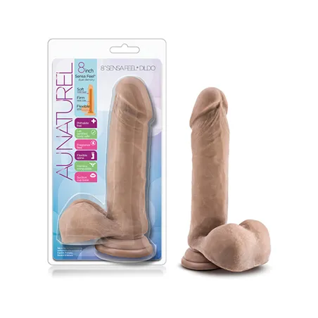 Dual Density Realistic Dildo 8 Inch with FlexiShaft