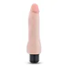 Au Naturel Vibrating Realistic Dildo with Posable Core