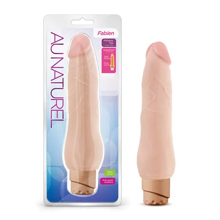 Realistic Vibrating Dildo with Dual Density TPE