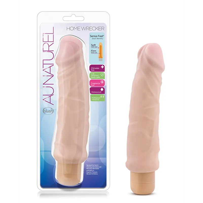 Home Wrecker Realistic Vibrator with Dual Density Core