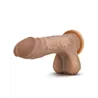 Realistic Dual Density Dildo with Flexible Spine in Mocha