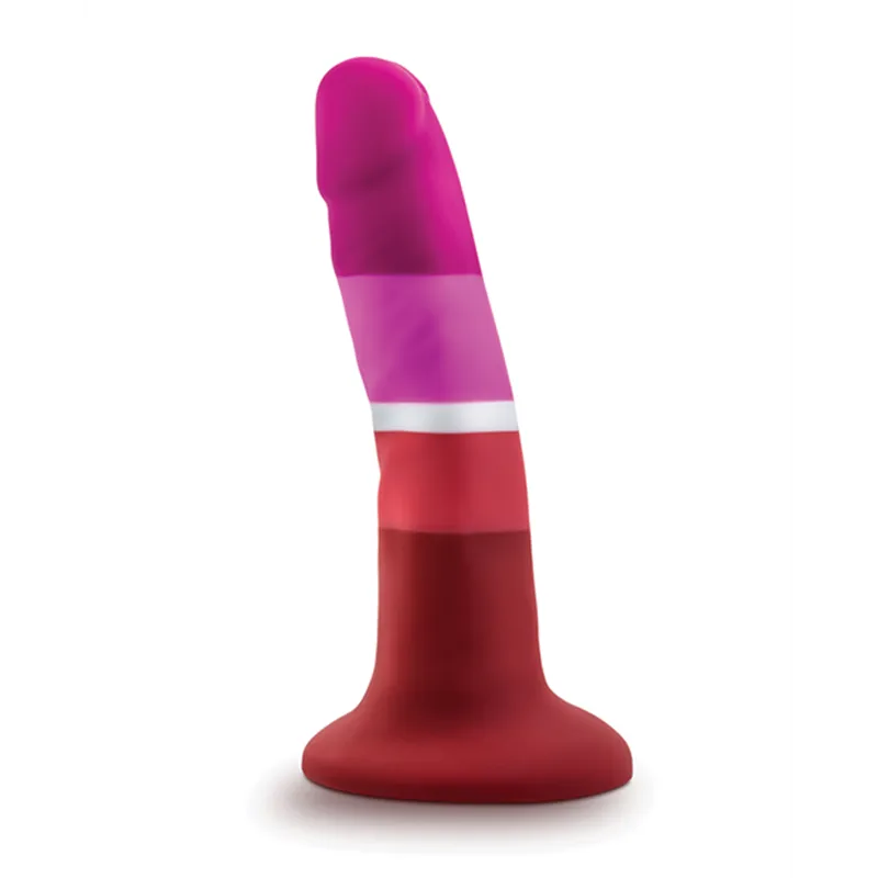 Avant P3 Lesbian Pride Silicone Dildo