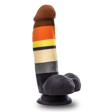 Bear Pride Silicone Dildo with Suction Cup Base
