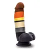 Bear Pride Silicone Dildo with Suction Cup Base