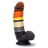 Bear Pride Silicone Dildo with Suction Cup Base
