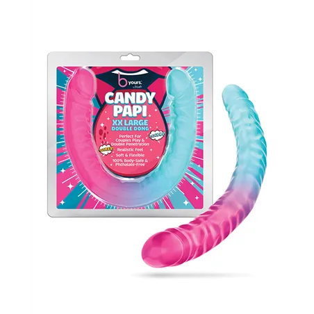 Double Dong with Multicolor Gradient Finish 18 Inch
