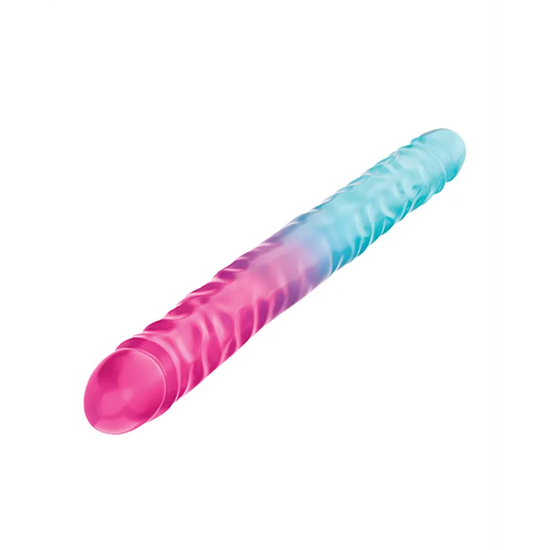 Double Dong with Multicolor Gradient Finish 18 Inch