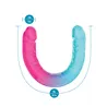 Double Dong with Multicolor Gradient Finish 18 Inch